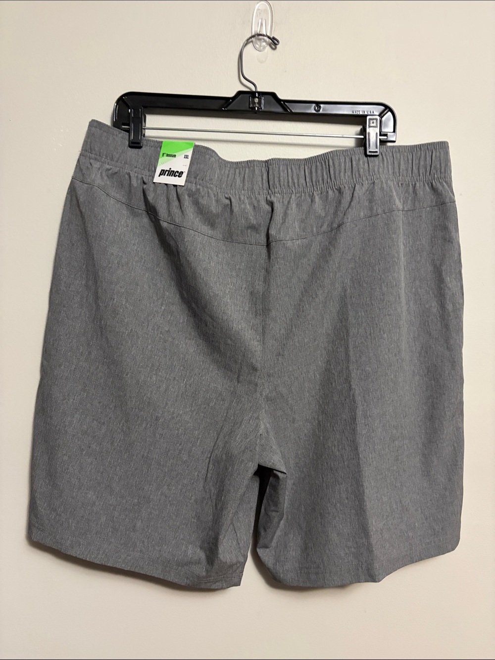 Prince Men's Gray Athletic Shorts 2 way stretch Size XXL Tennis - Picture 3 of 4